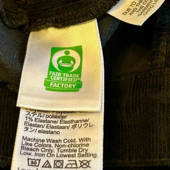 J. Crew Black Wide-Leg Corduroy Pants - Picture 5 of 5